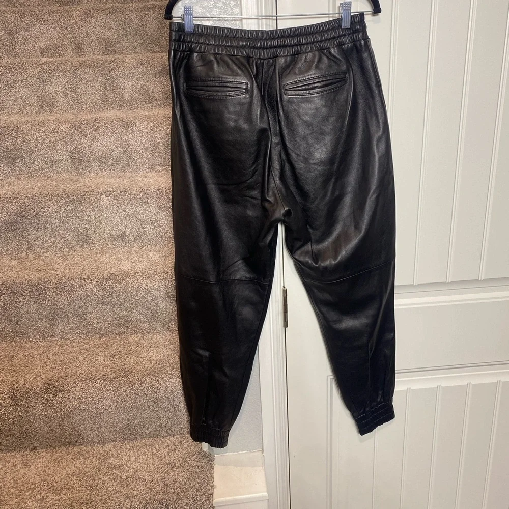 Coach black leather